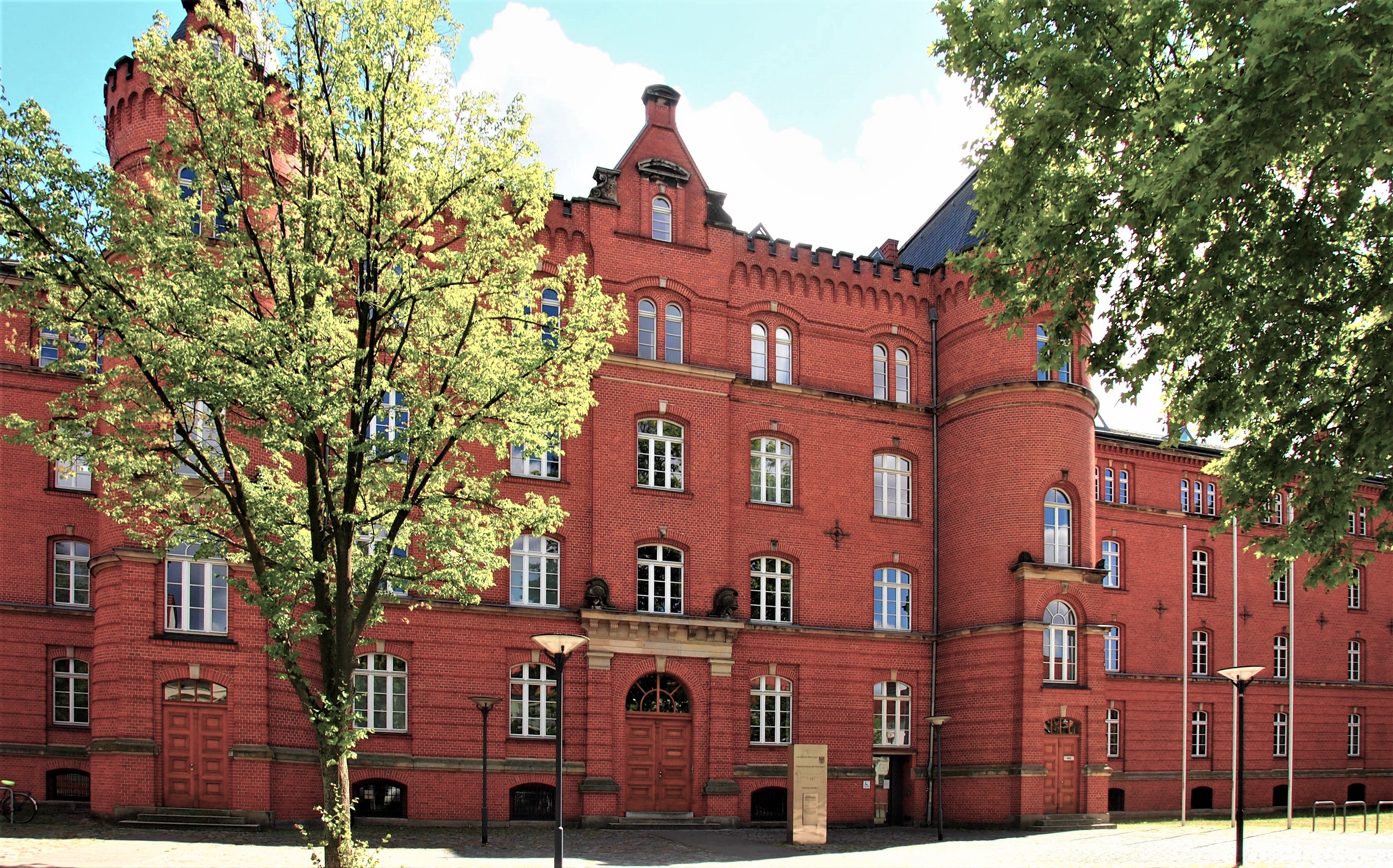 Das Gebäude des Landgerichts Neuruppin